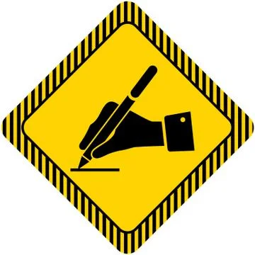 Writing hand Stock Illustration