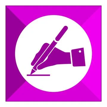 Writing hand Stock Illustration