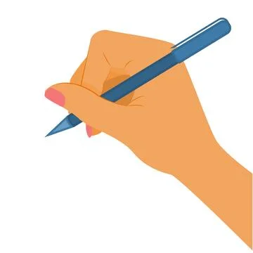 Writing handwriting Stock Illustration