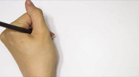 Writing Hello 库存影片 39503103