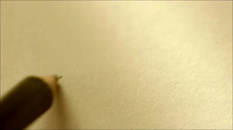 Writing Hello with Lead Pencil Stock Footage 60328901