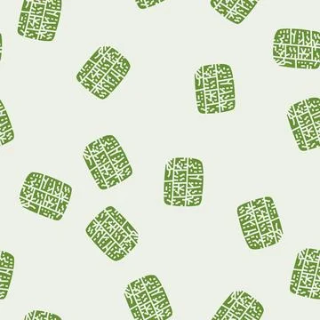 Writing human evolution glyph seamless pattern 스톡 일러스트