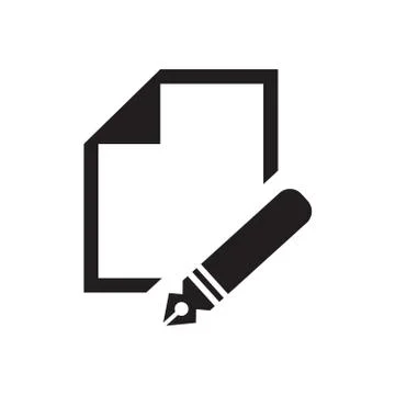 Writing icon Stock Illustration