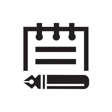 Writing icon Stock Illustration