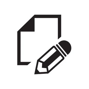 Writing icon Stock Illustration
