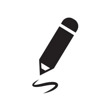 Writing icon Stock Illustration