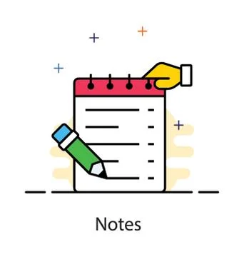 Writing icon vector in flat design Stock Illustration