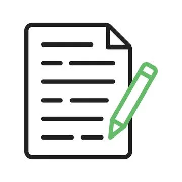 Writing icon vector image. Stock Illustration