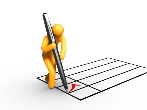 Writing Stock Illustration