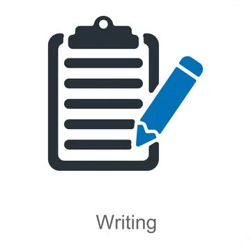 Writing Stock Illustration