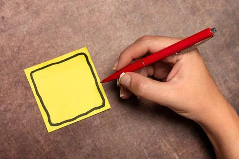 Writing Important Notes Drawing New Design Composing Letter Ideas Presenting Stock Photos