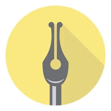 Writing Ink Nib Tool Stock Illustration