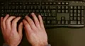 Writing on keyboard HD Footage