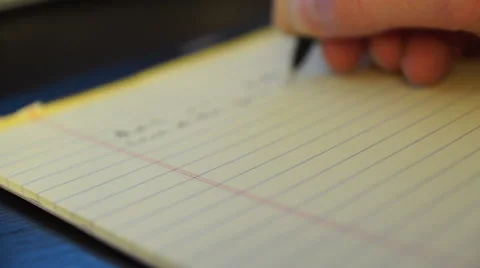 Writing Letter Stock Footage 68195947