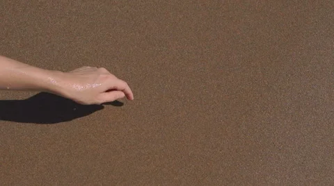 Writing Love legend at beach Video stock 42407941