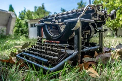 Writing Machine Stock Photos