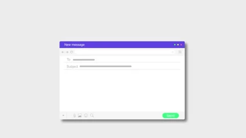 Writing a mail with all essentials and sending it along with mail envelope Video stock 240737624