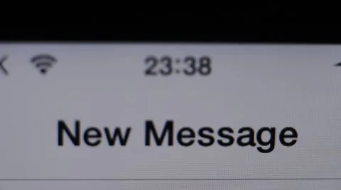 Writing message on smartphone Stock Footage 41796848