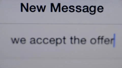 Writing message on smartphone Stock Footage 41796862