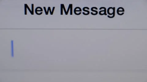 Writing message on smartphone Stock Footage 41797030