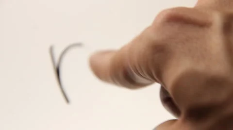 Writing "no" on a touch screen tablet computer. (2) Stock-Footage 2975881