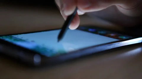 Writing Note with Pen on Smart Phone 스톡 동영상 38871239