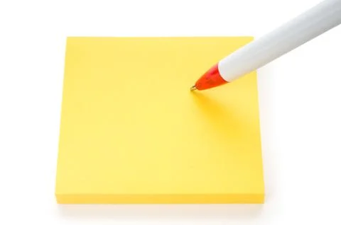 Writing a note Stock Photos