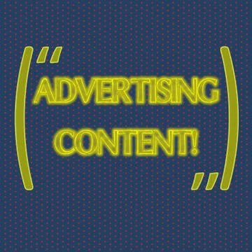 Writing note showing Advertising Content. Business photo showcasing Distributing Stock Illustration