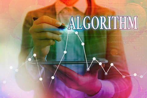 Writing note showing Algorithm. Business photo showcasing a method or set of 写真素材