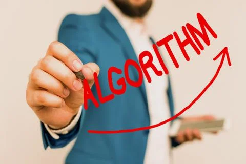 Writing note showing Algorithm. Business photo showcasing procedure for solving 写真素材