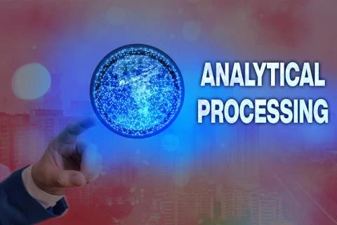 Writing note showing Analytical Processing. Business photo showcasing easily 写真素材