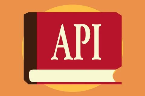 Writing note showing Api. Business photo showcasing Tools for building software Illustrazione stock