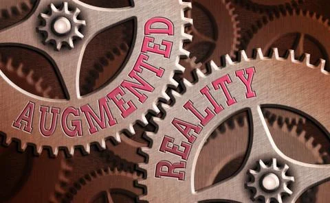 Writing note showing Augmented Reality. Business photo showcasing technology Stock-Illustration