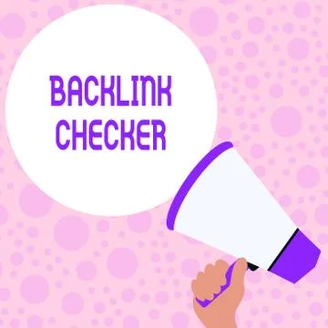 Writing note showing Backlink Checker. Business photo showcasing Find your イラスト素材