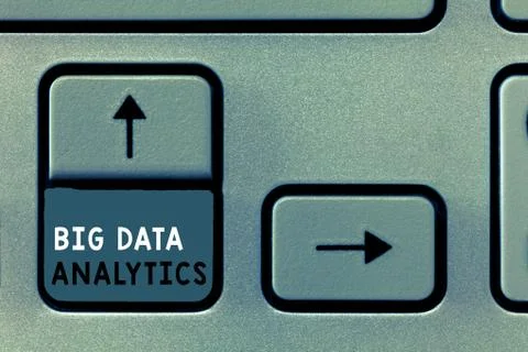 Writing note showing Big Data Analytics. Business photo showcasing The process 스톡 사진