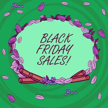 Writing note showing Black Friday Sales. Business photo showcasing day full of 스톡 일러스트