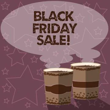 Writing note showing Black Friday Sale. Business photo showcasing day full of 스톡 일러스트