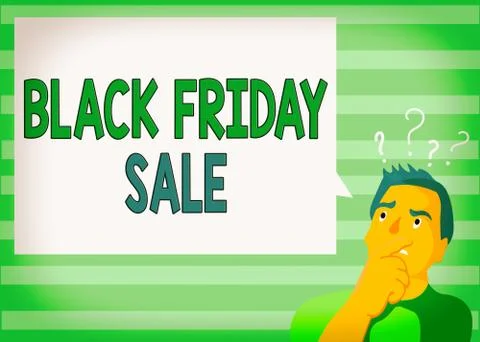 Writing note showing Black Friday Sale. Business photo showcasing Attract the 스톡 일러스트