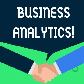 Writing note showing Business Analytics. Business photo showcasing methodical 스톡 일러스트