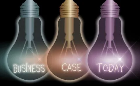 Writing note showing Business Case. Business photo showcasing Proposition Stock Illustration