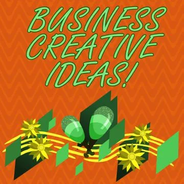 Writing note showing Business Creative Ideas. Business photo showcasing Concept Stock Illustration