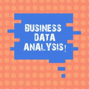 Writing note showing Business Data Analysis. Business photo showcasing process Illustrazione stock