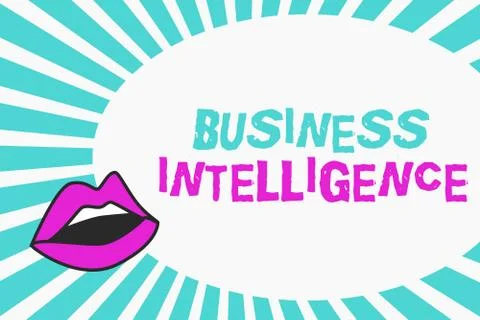 Writing note showing Business Intelligence. Business photo showcasing Best イラスト素材
