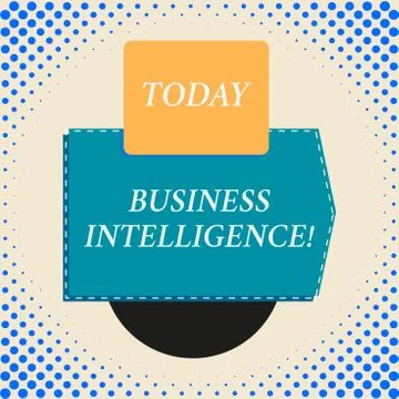 Writing note showing Business Intelligence. Business photo showcasing Best Illustrazione stock