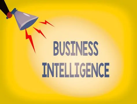 Writing note showing Business Intelligence. Business photo showcasing Best イラスト素材