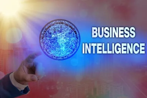 Writing note showing Business Intelligence. Business photo showcasing Best Stock Photos