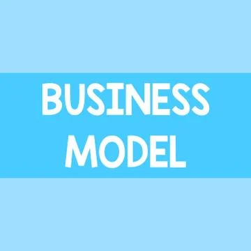 Writing note showing Business Model. Business photo showcasing Identifying 스톡 일러스트
