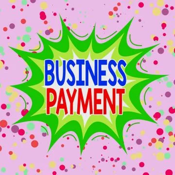 Writing note showing Business Payment. Business photo showcasing trade of value イラスト素材