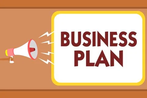 Writing note showing Business Plan. Business photo showcasing Structural Stock Illustration