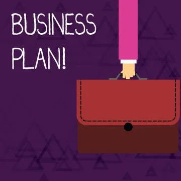 Writing note showing Business Plan. Business photo showcasing the document Illustrazione stock